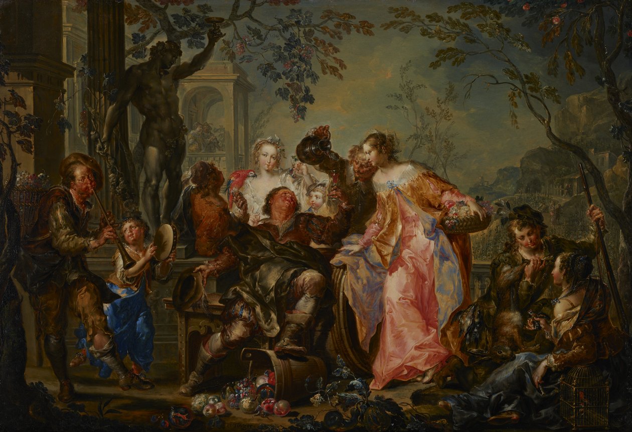 The Pleasures of the Seasons: Autumn by Johann Georg Platzer
