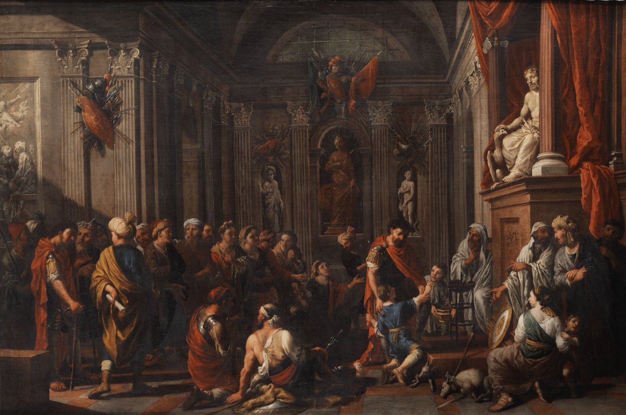 Oath Scene in the Temple of Jupiter by Johann Heiss