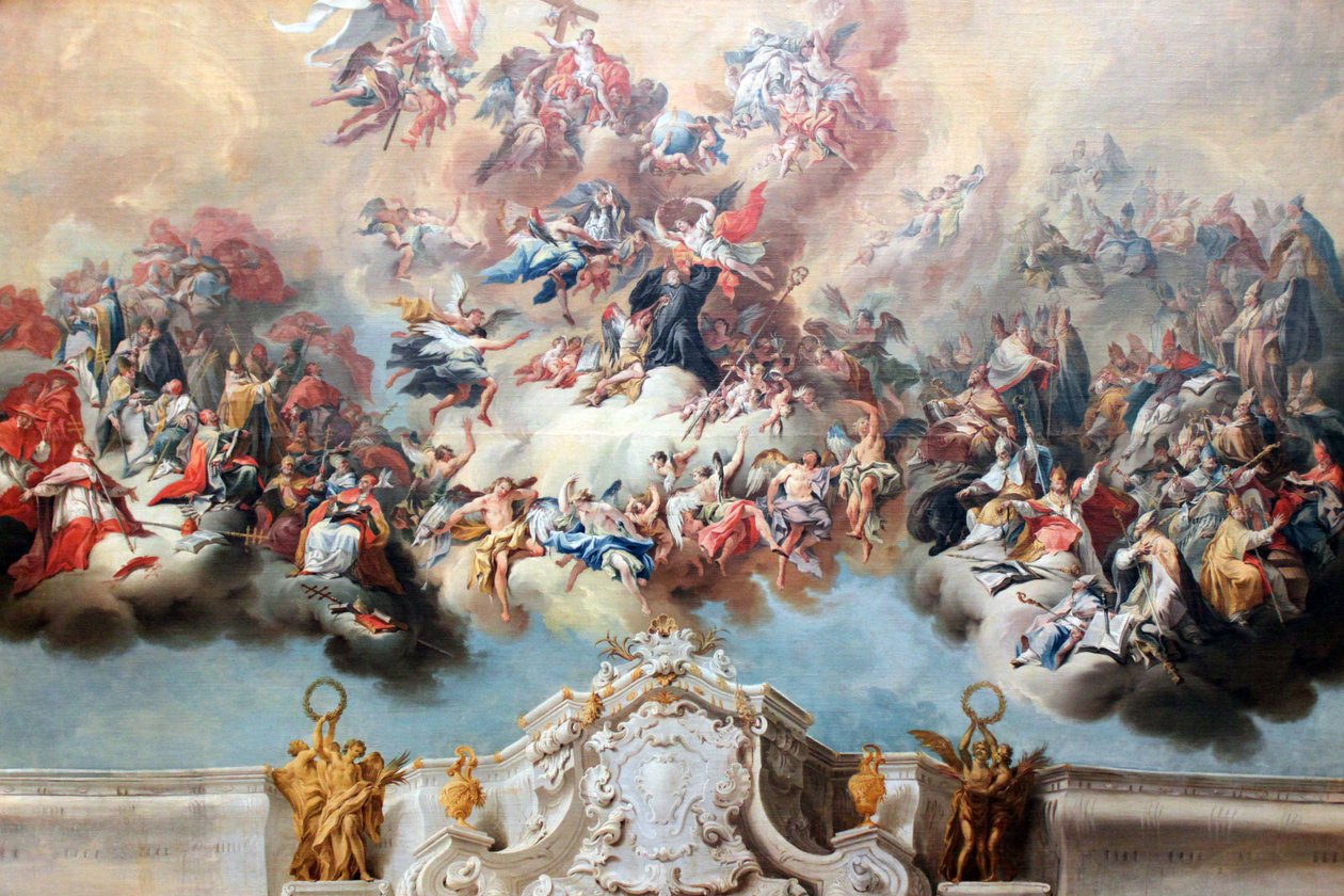Saint Benedict in Glory by Johann Jakob Zeiller