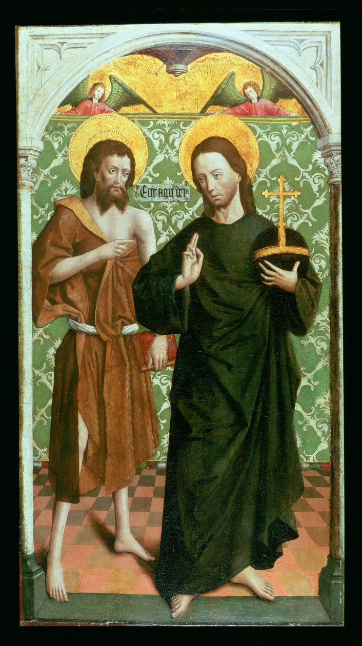 Christ and John the Baptist by Johann Koerbecke