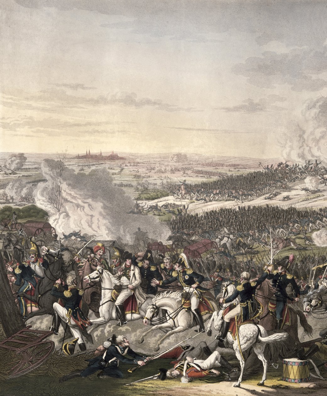 The Flight of Napoleon, Waterloo, 18th June 1815 by Johann Moritz Rugendas