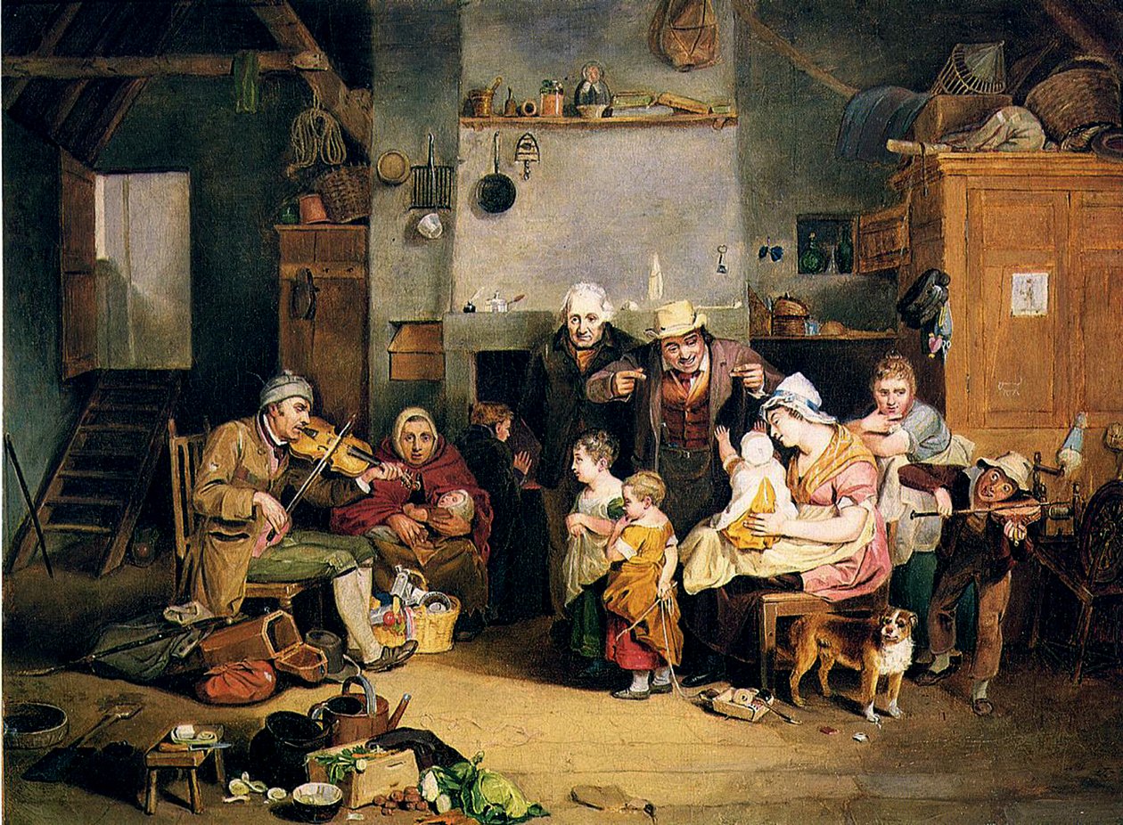 The Blind Fiddler, 1812 by Johann Ludwig Krimmel
