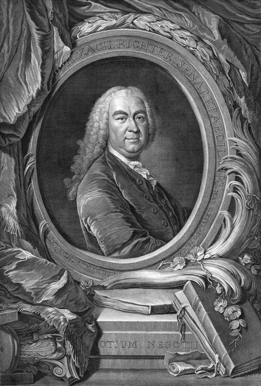 Depicted person: Johann Christoph Richter by Martin Bernigeroth