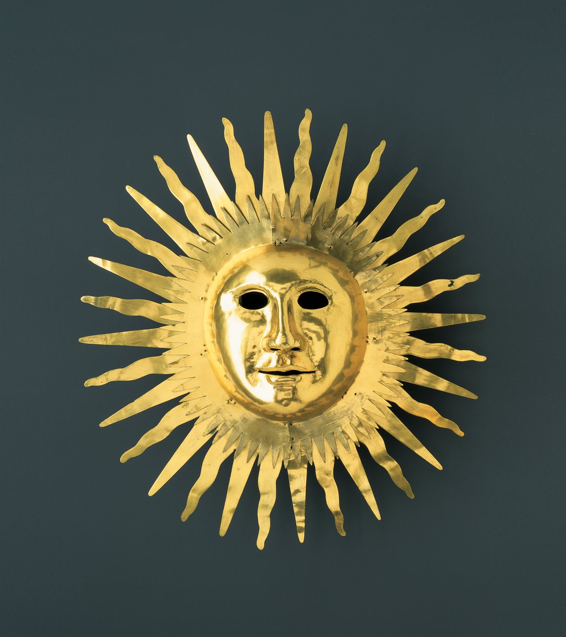 Sun Mask with Facial Features of August II (the Strong) as Apollo, the Sun God by Johann Melchior Dinglinger
