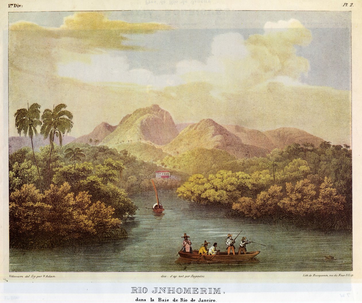 Rio Jnhomerim by Johann Moritz Rugendas