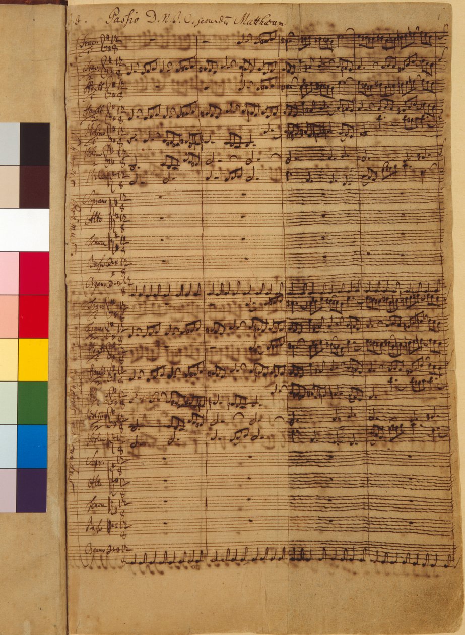 Passio Domini nostri J.C. secundum Evangelistam MATTHAEUM BWV 244 by Johann Sebastian Bach