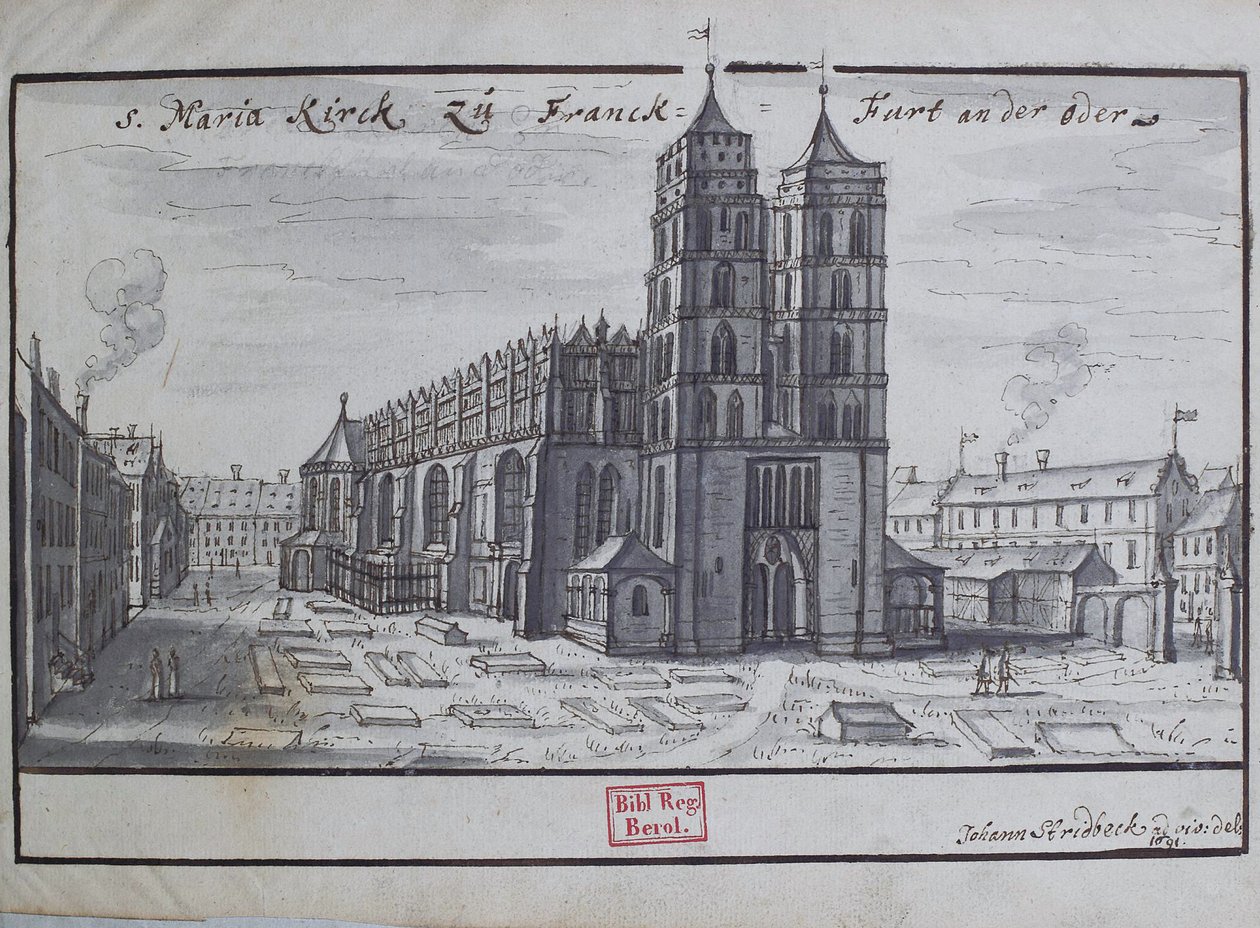 St. Mary Church in Frankfurt an der Oder by Johann Stridbeck