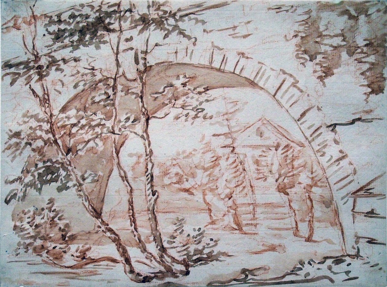 Sternbrücke (Schlossbrücke) in Weimar by Johann Wolfgang von Goethe