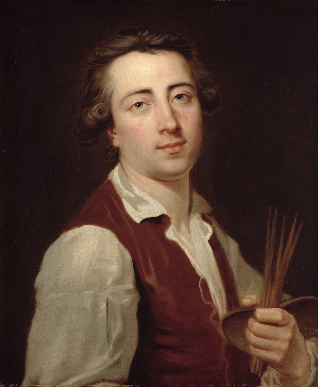 Self Portrait by Johann August Nahl the Younger