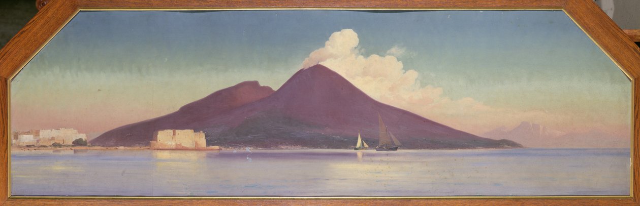 Mount Vesuvius, Naples by Johann Carl Neumann