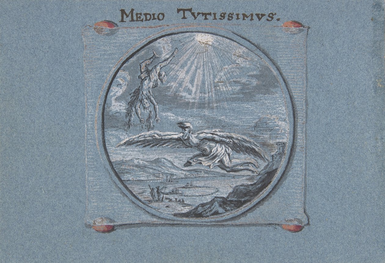 The Fall of Icarus, 1692 by Johann Caspar Hessius