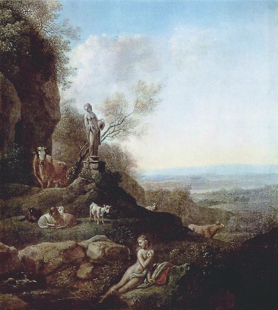 Italian Landscape by Johann Christian Klengel