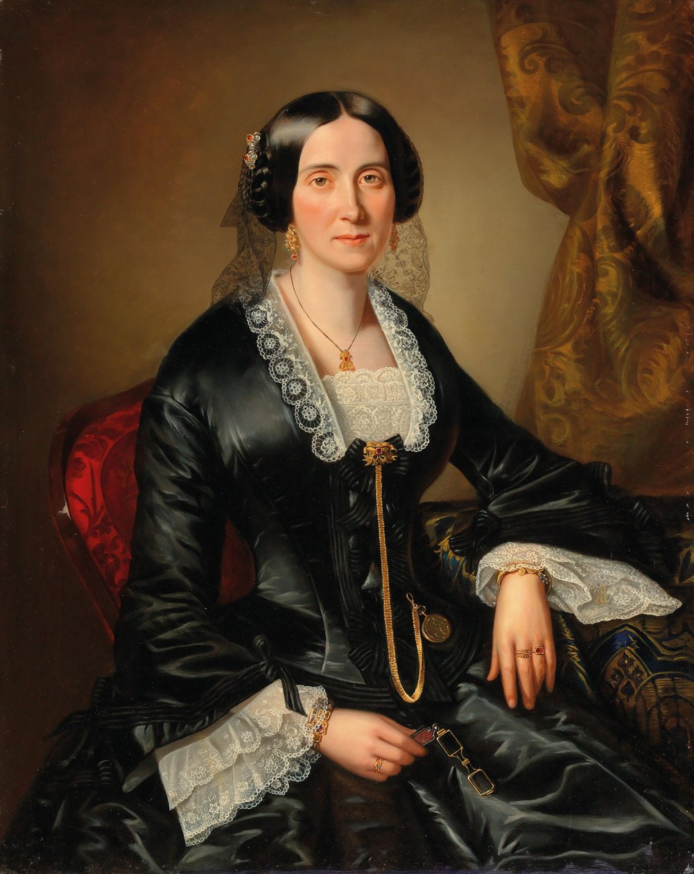 Portrait of Johanna Bujatti by Johann Christian Mayer