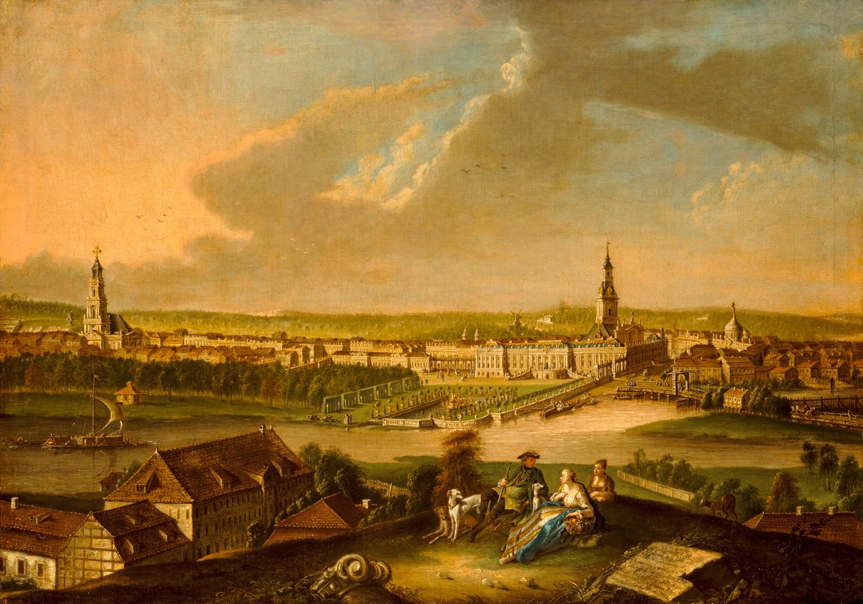 Potsdam from Brauhausberg, Second View by Johann Friedrich Meyer