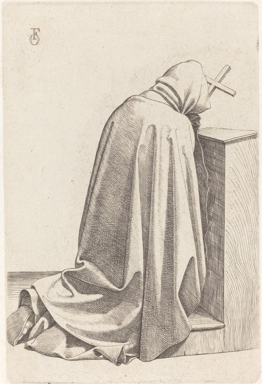 Praying Monk by Johann Friedrich Overbeck