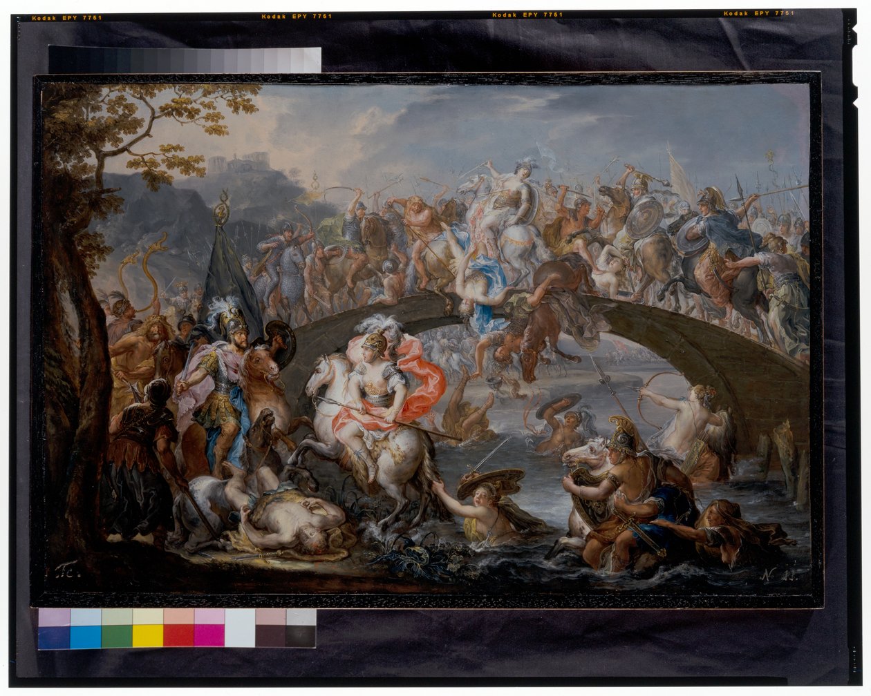The Battle of the Amazons by Johann Georg Platzer