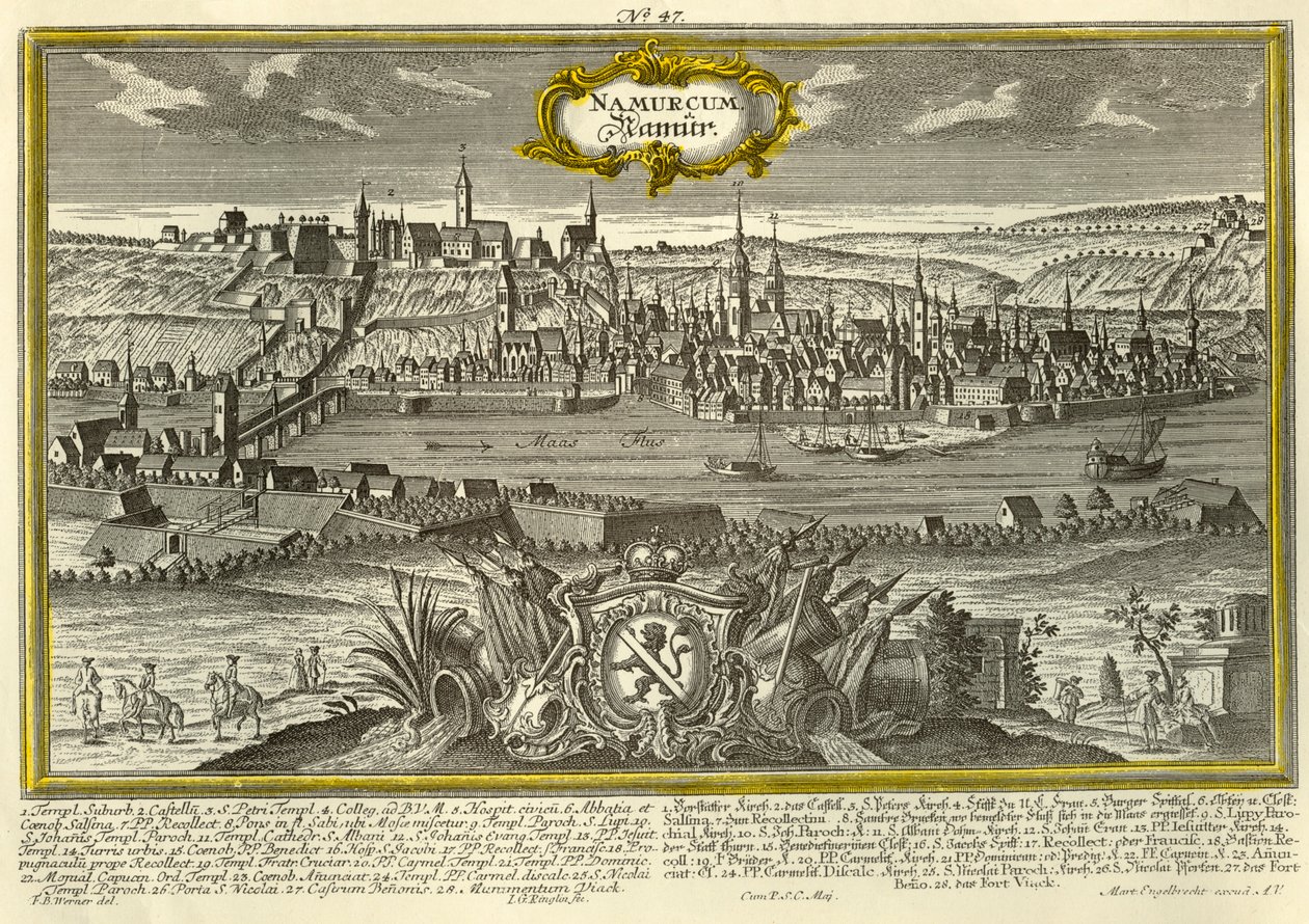 Namur by Johann Georg Ringlin