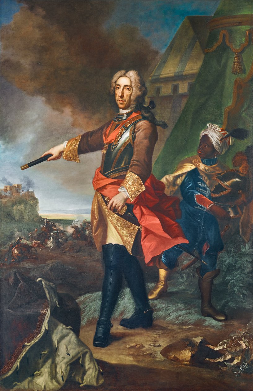 Prince Eugene of Savoy as General by Johann Gottfried Auerbach
