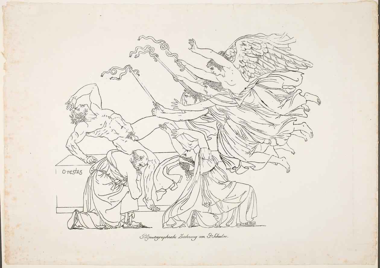 Persecution of Orestes by Johann Gottfried Schadow