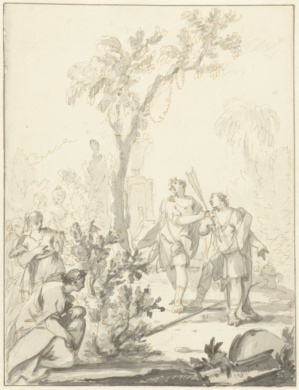 Allegorical Representation by Johann Heinrich Keller (II)