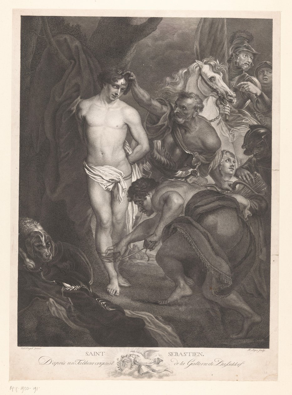 Saint Sebastian by Johann Heinrich Lips