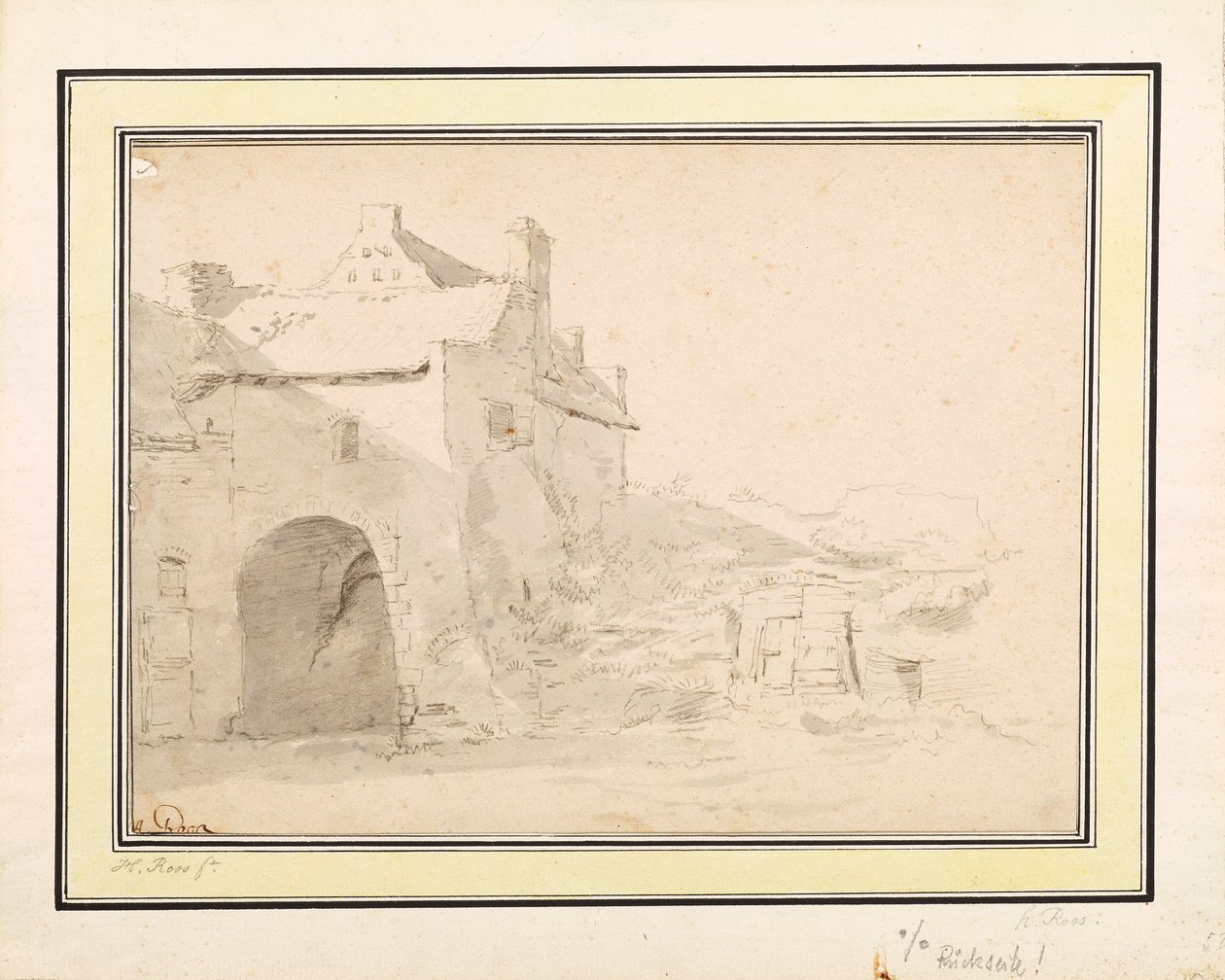 Architectural Study by Johann Heinrich Roos