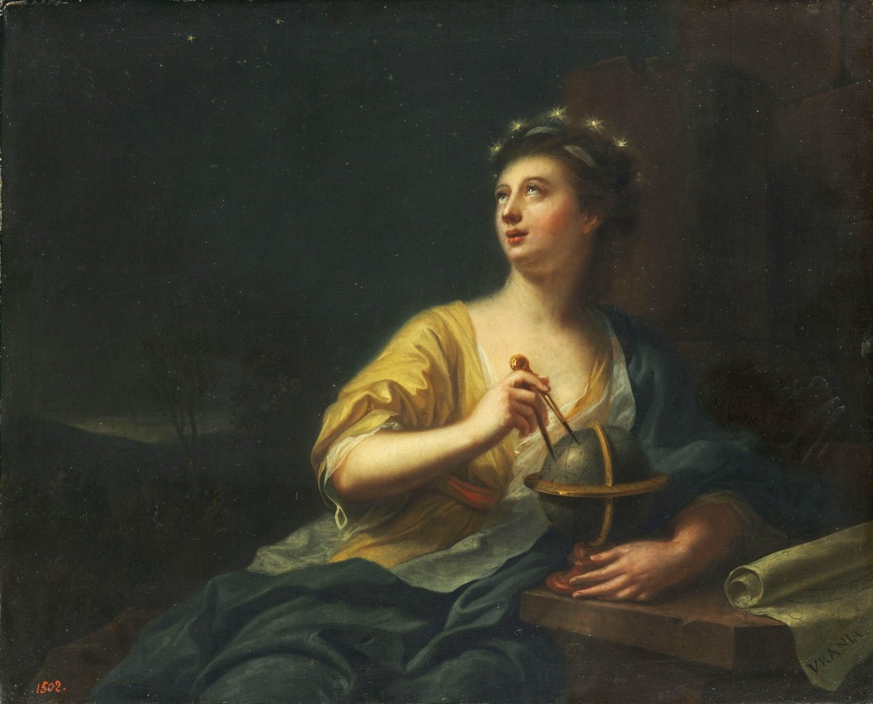 The Nine Muses - Urania (Astronomy) by Johann Heinrich Tischbein
