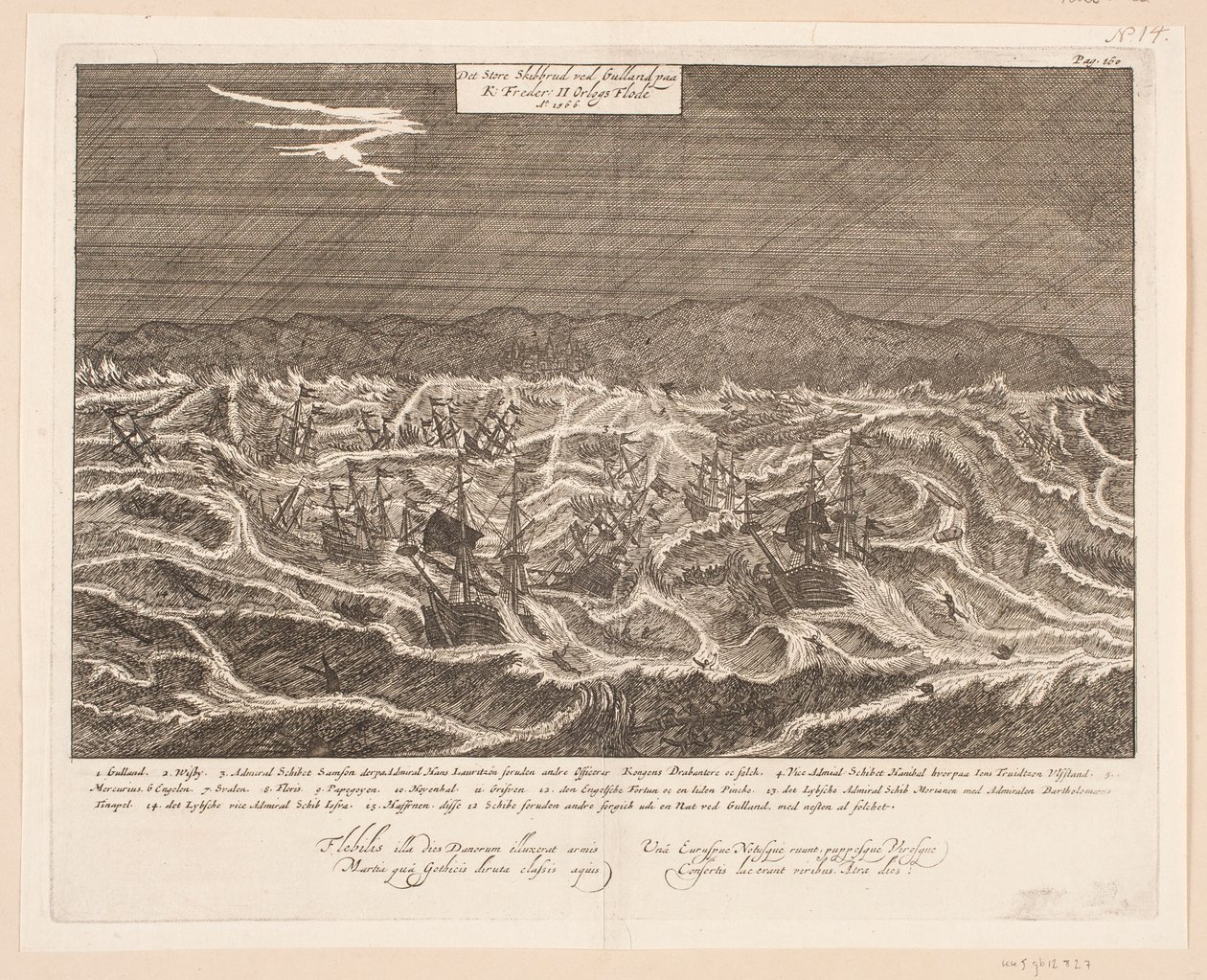 Shipwreck at Gulland, 1566 by Johann Husman
