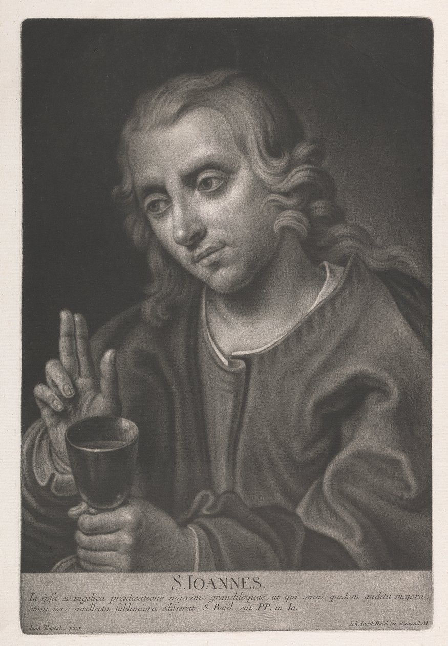 Saint John by Johann Jacobus Haid