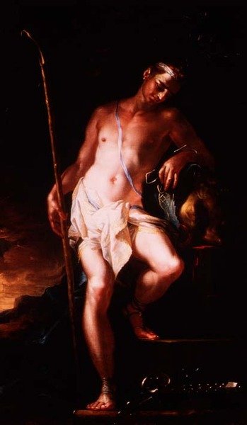 David with the head of Goliath by Johann Kaspar Sing