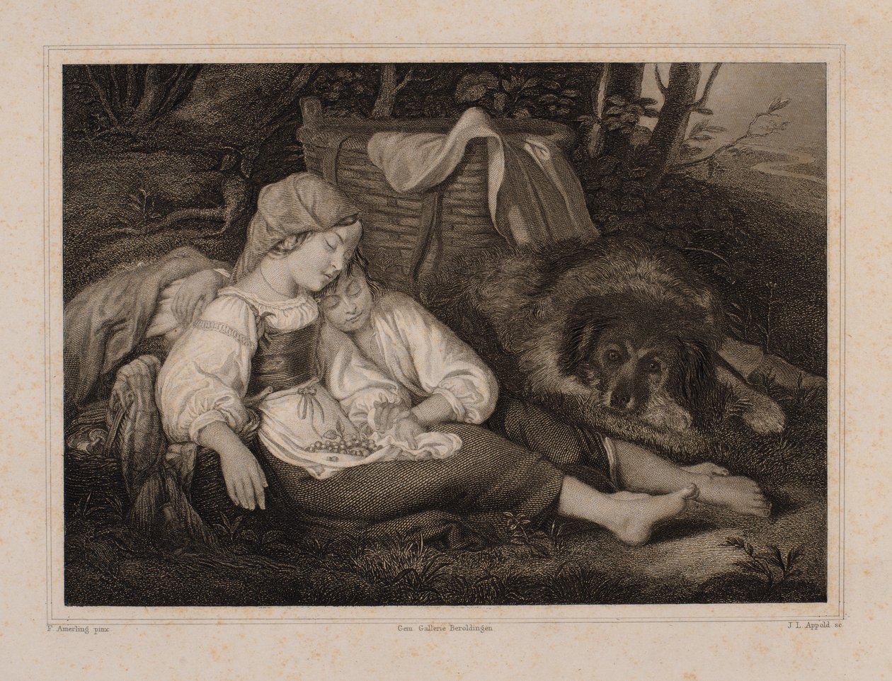 The Sleeping Children by Johann Leonhard Appold