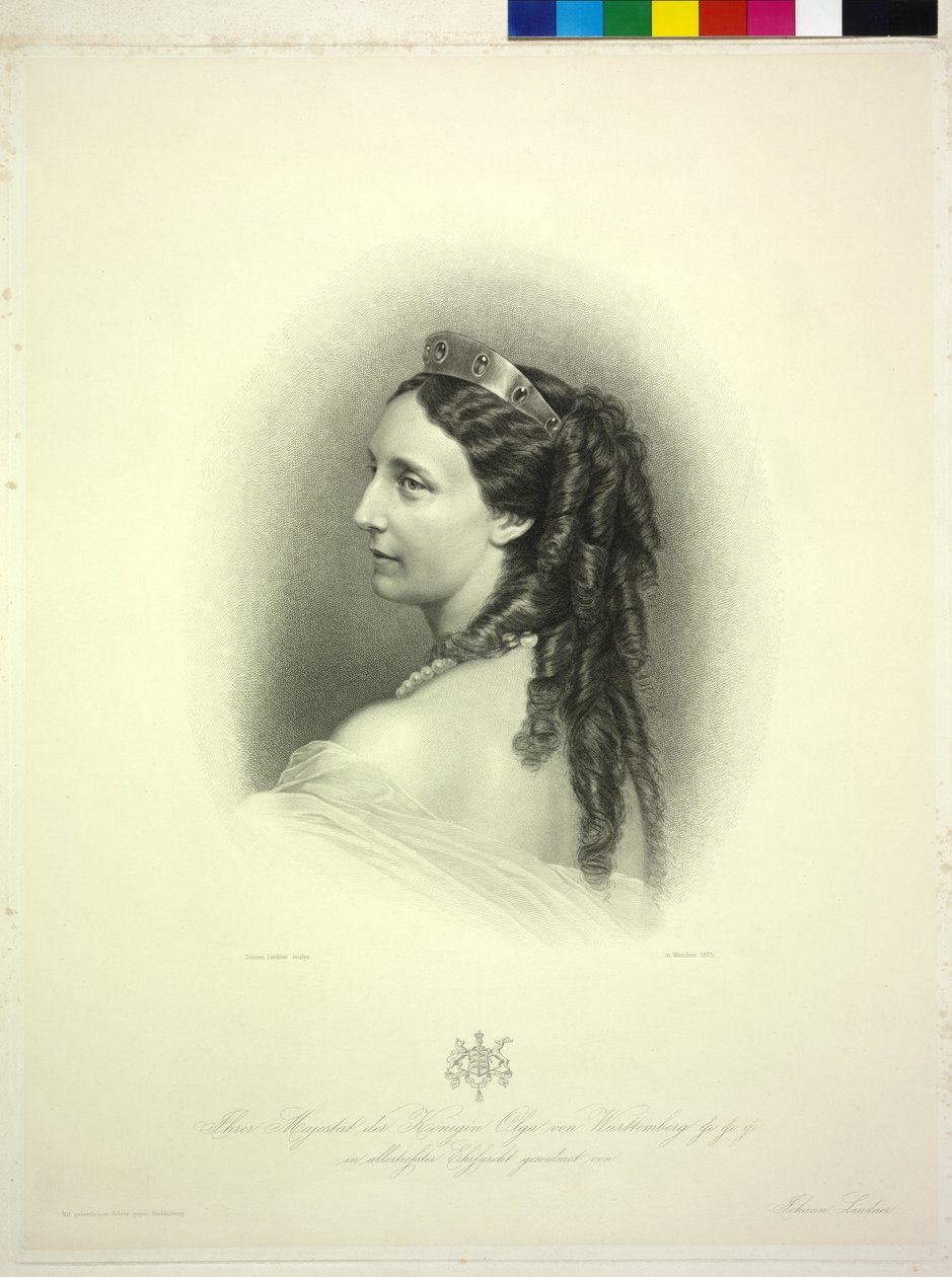 Grand Duchess of Russia Olga by Johann Lindner