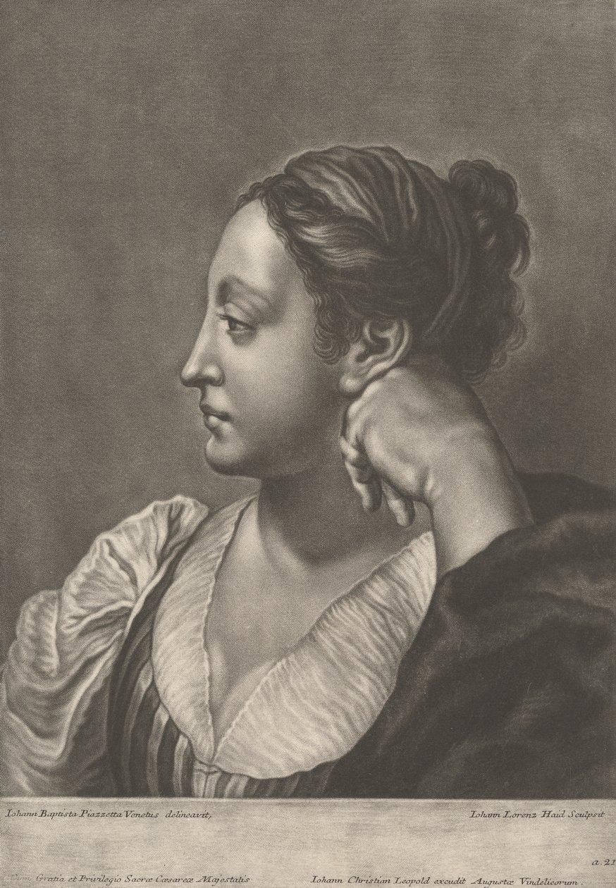 The Young Cabaret Singer by Johann Lorenz Haid