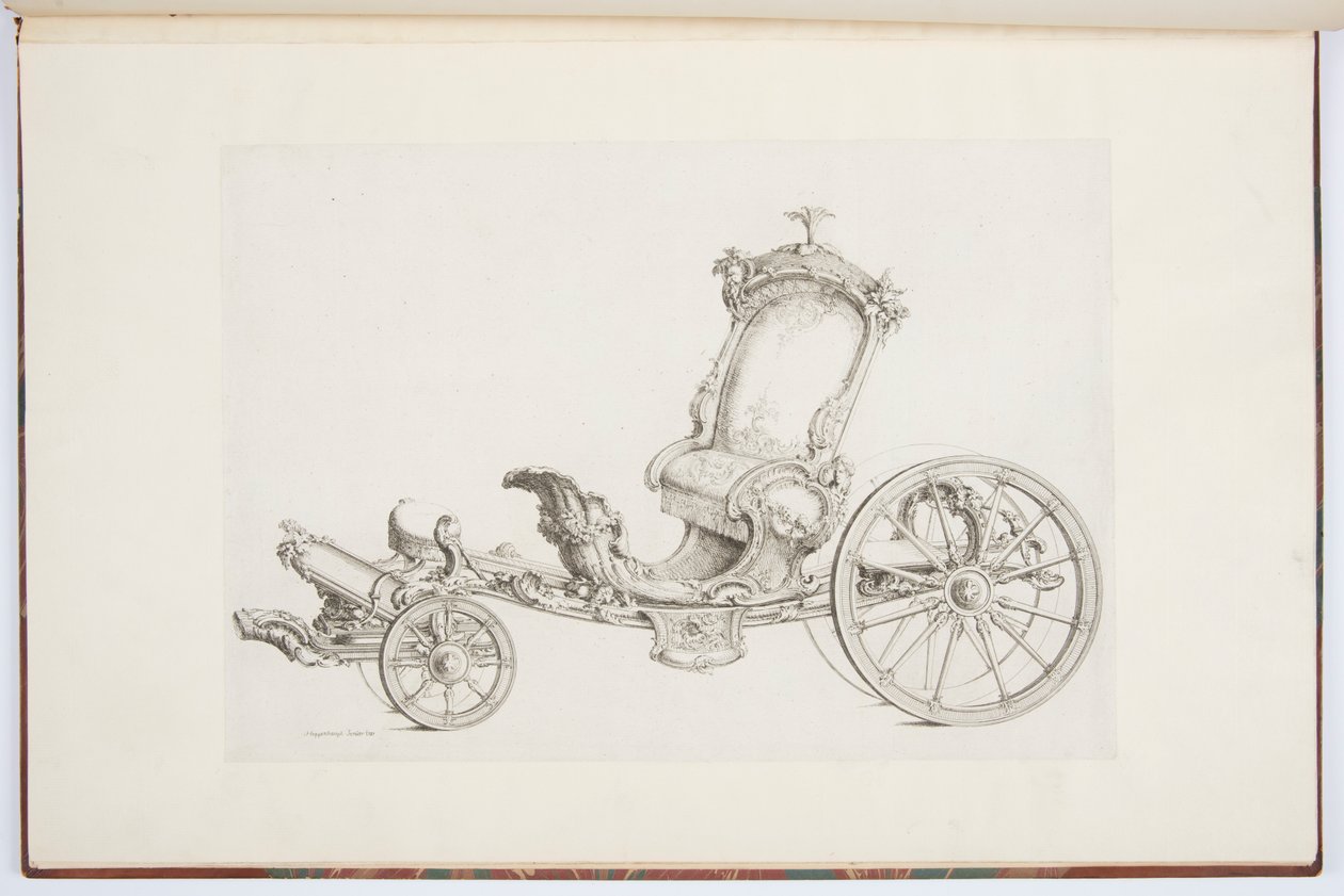 Design for a Cabriolet by Johann Michael Hoppenhaupt II