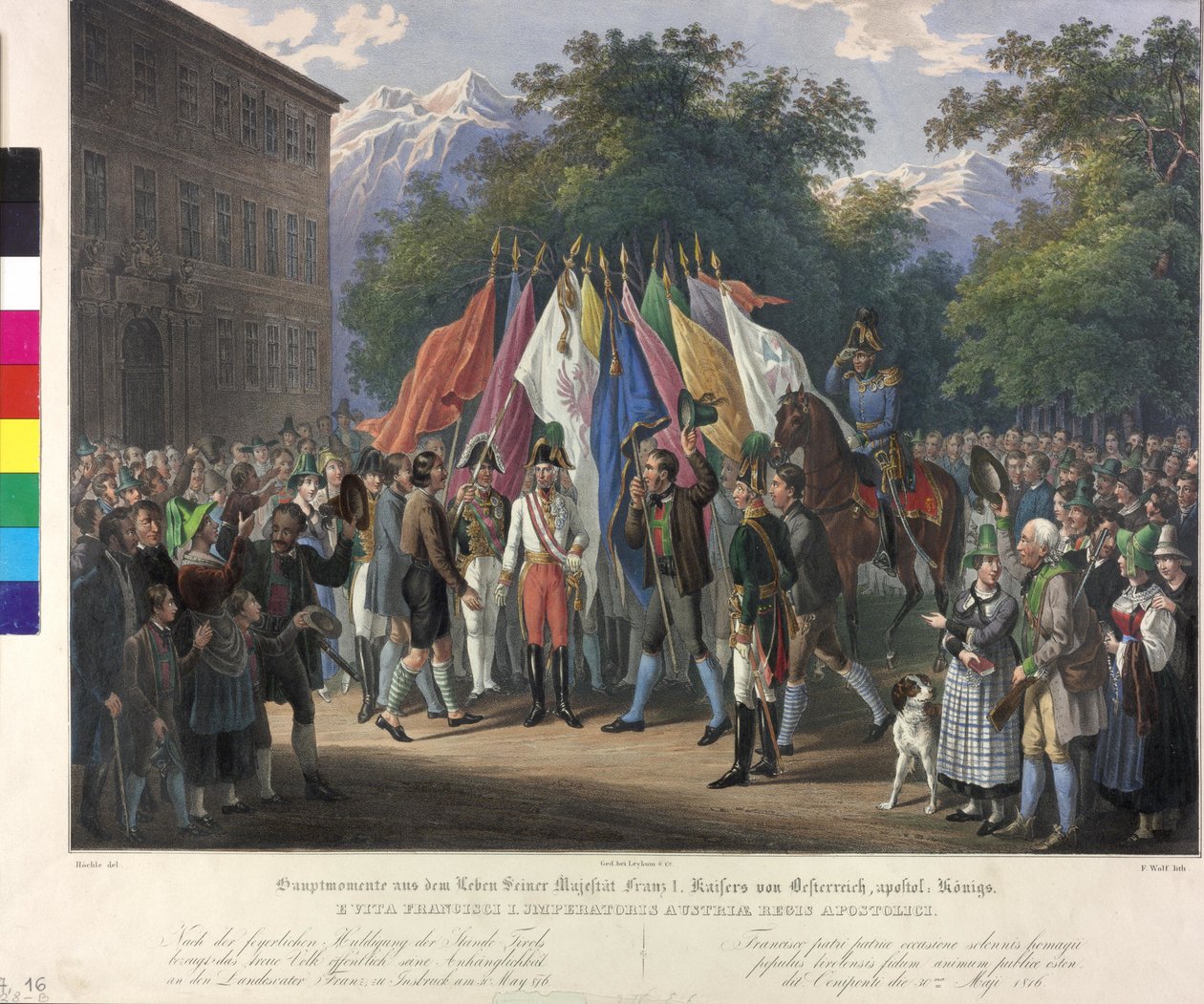 Hereditary Homage in Tyrol 1816 by Johann Nepomuk Hoechle