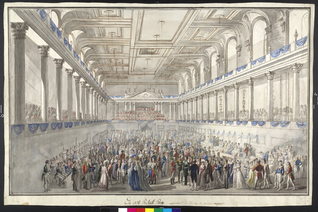 Redoubt During the Viennese Convention by Johann Nepomuk Hoechle