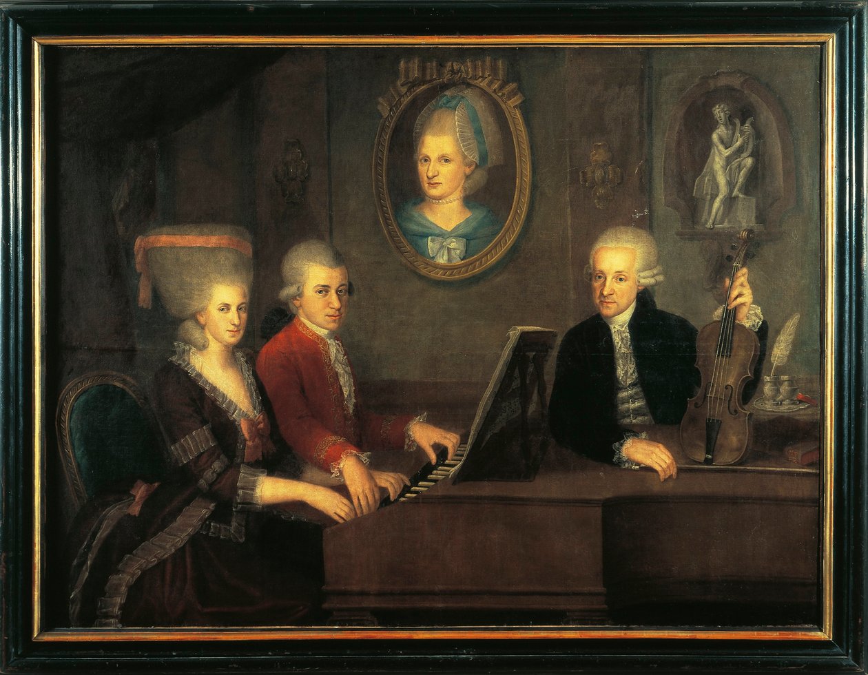 Mozart Family by Johann Nepomuk della Croce