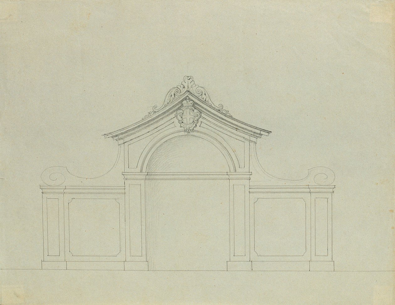 Fountain in the Peach Garden of the Upper Belvedere by Johann Peter Krafft