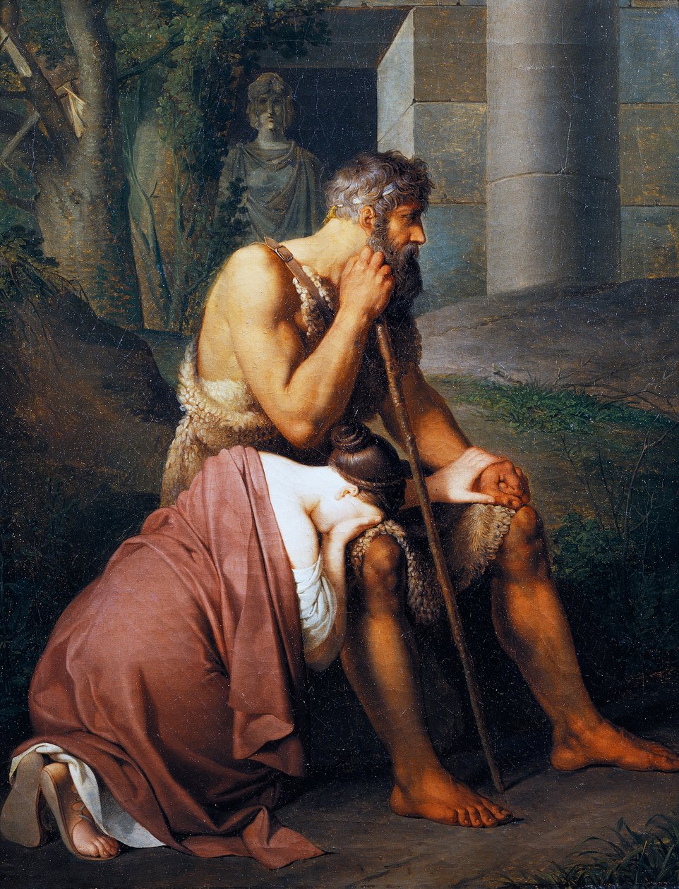 Oedipus and Antigone by Johann Peter Krafft