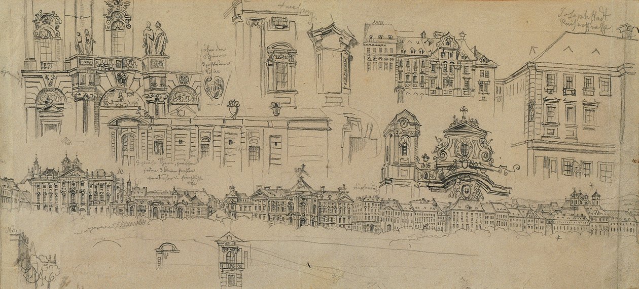 Panorama of Josefstadt by Johann Peter Krafft