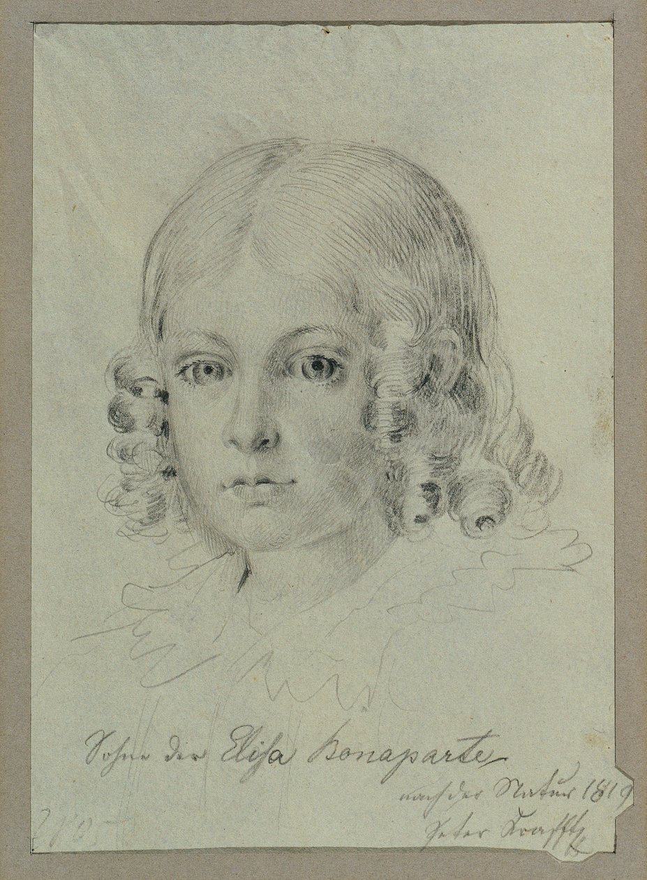 Son of Elisa Bonaparte by Johann Peter Krafft