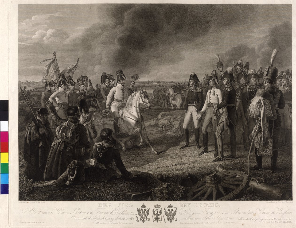 The Victory at Leipzig by Johann Peter Krafft