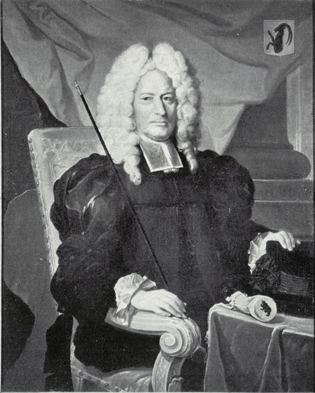 Portrait of Christoph Steiger I by Johann Rudolf Huber