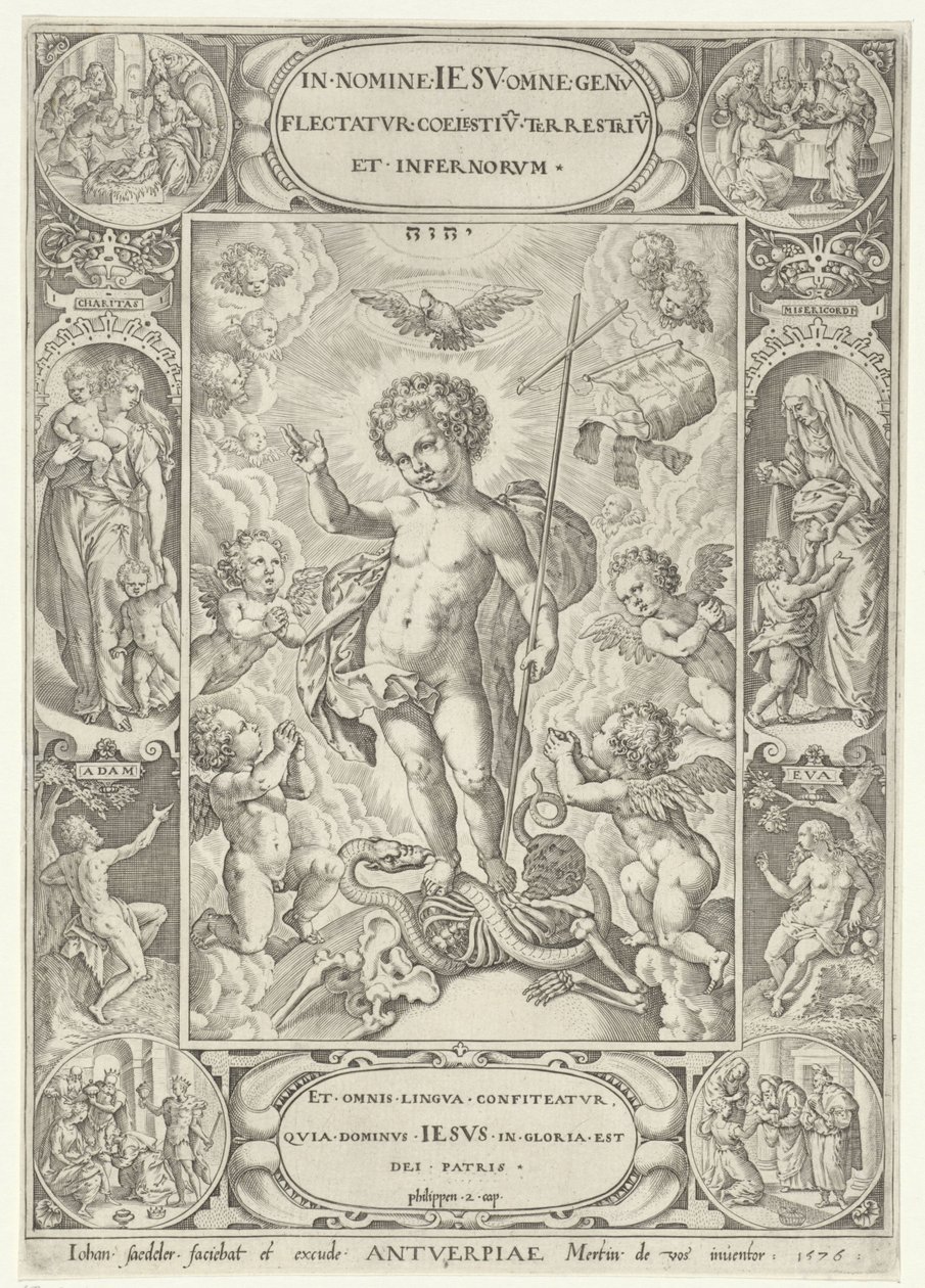 Christ as a Child by Johann Sadeler (I)