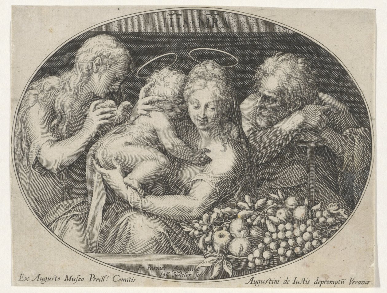 Holy Family with Saint Anne by Johann Sadeler (I)