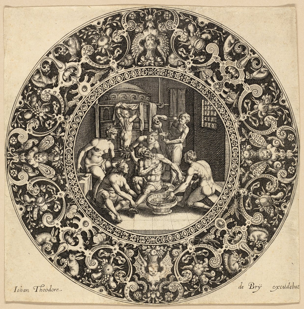 Bath of Sardanapalus by Johann Theodor de Bry