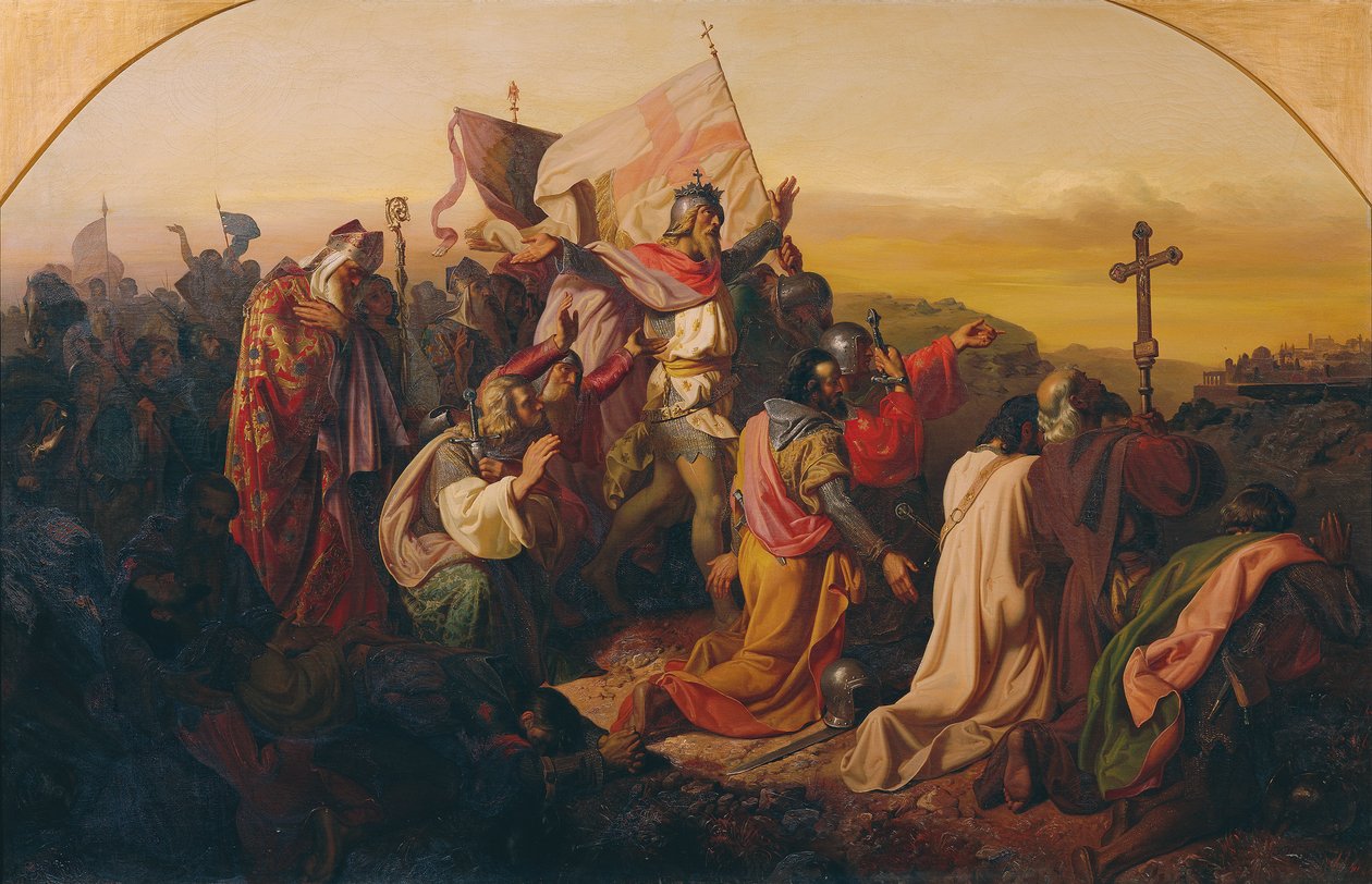 Godfrey of Bouillon and Crusaders by Johann  Till der Jüngere