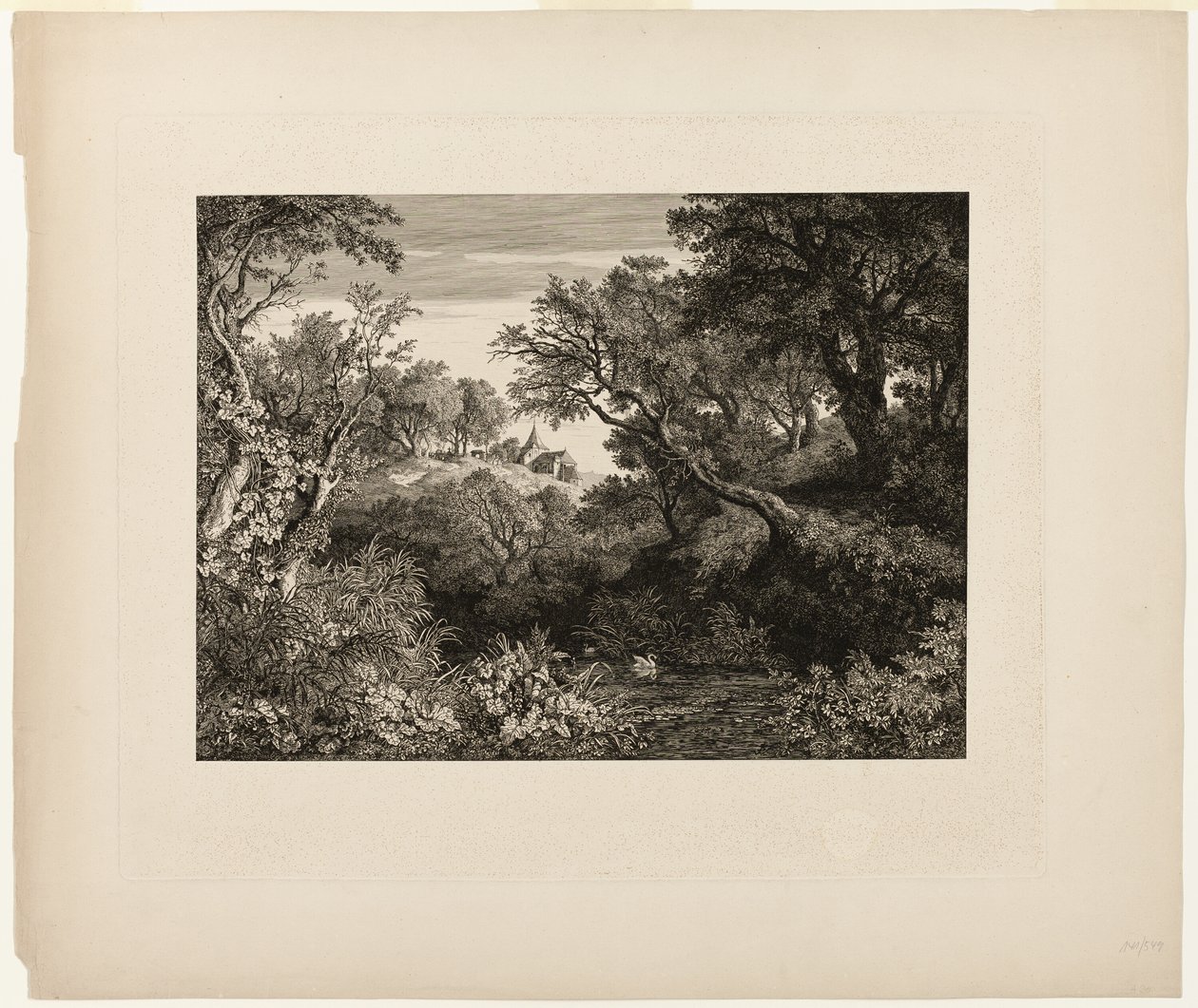 The Large German Landscape by Johann Wilhelm Schirmer