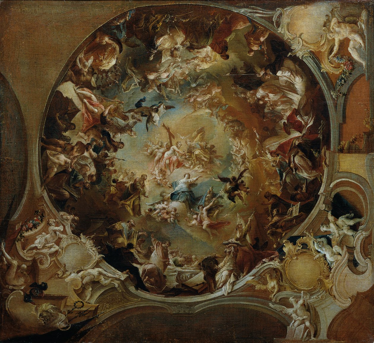 Assumption of Mary by Johann Wolfgang Baumgartner