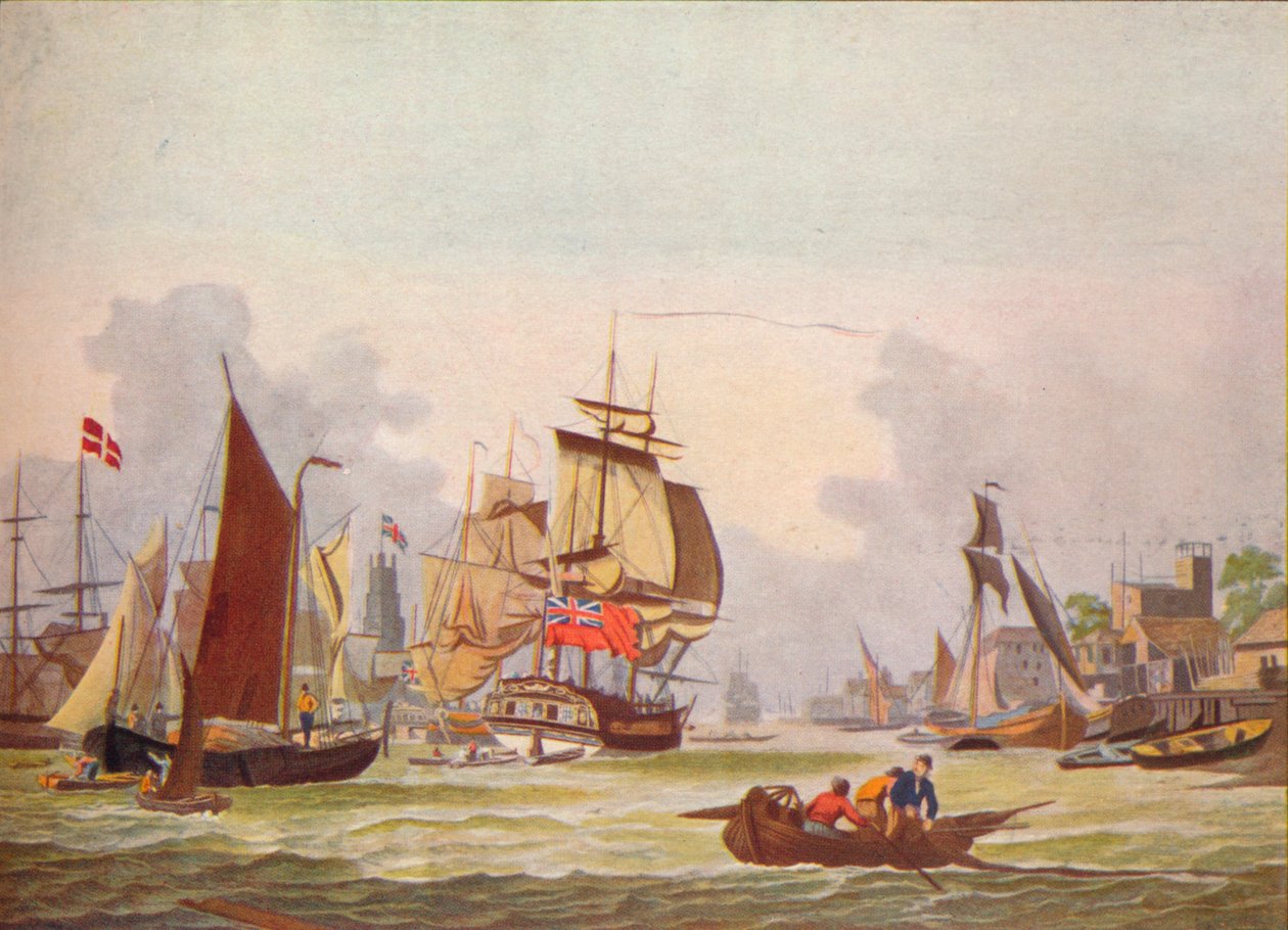 The Thames at Limehouse by Johann Ziegler